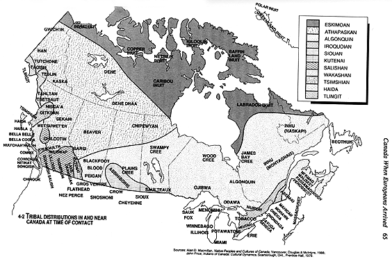 Canada at time of contact, 