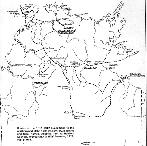 W. Baldwin Spencer, Wanderings in Wild Australia, 1911-1912