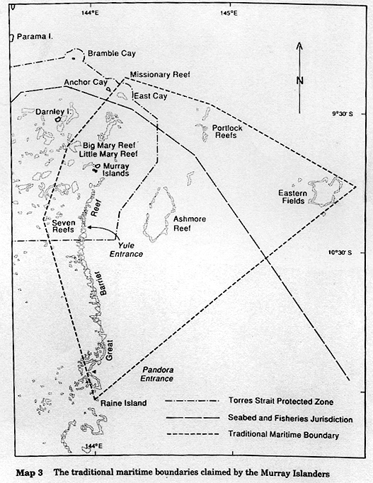 Maritime Boundaries of the Murray Islands, 